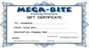 Biloxi Charter Fishing Gif Certifcate